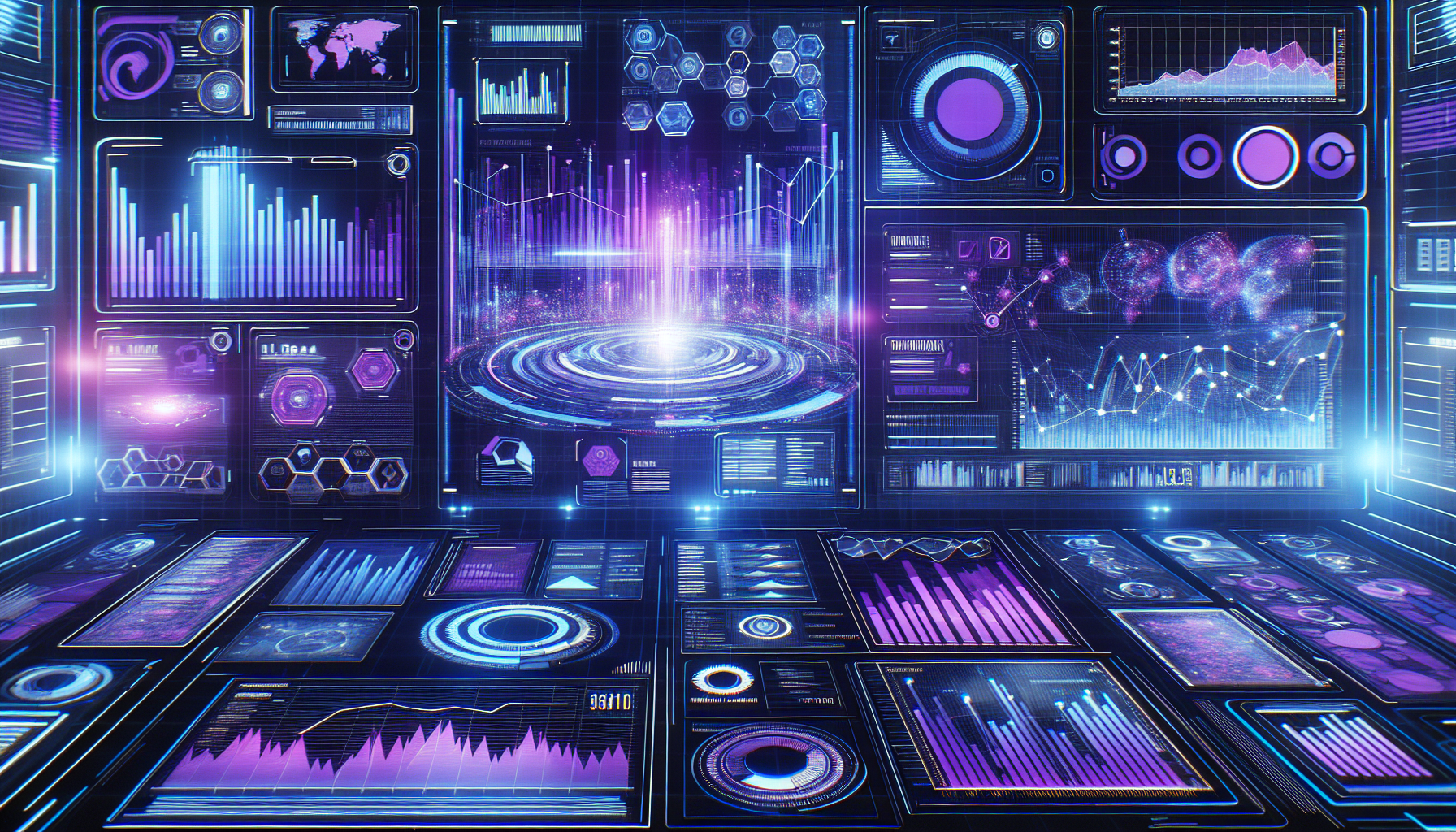 InvesNov hero — fintech futuristico